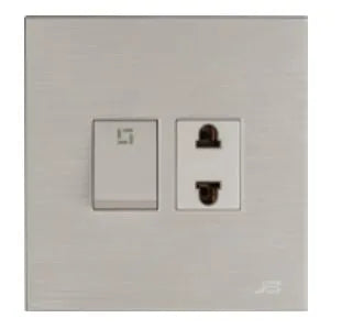 TJ JB Series 1 Switch + 1 Socket Price in Pakistan  Main image