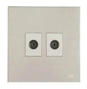 TJ JB Series 1-2 Gang TV Co-Axial Outlet