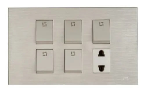 TJ JB Series 5 Switch + 1 Socket