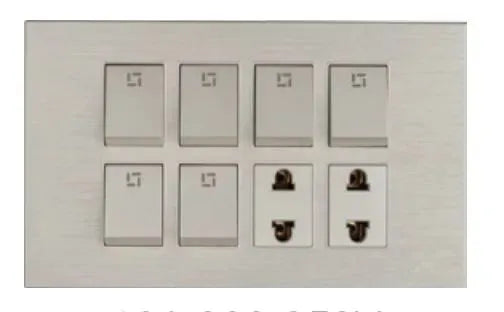 TJ JB Series 6 Switch + 2 Socket Price in Pakistan 