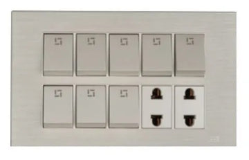 TJ JB Series 8 Switch + 2 Socket Price in Pakistan 