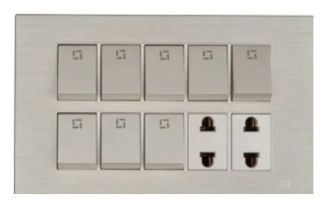 TJ JB Series 8 Switch + 2 Socket Price in Pakistan 