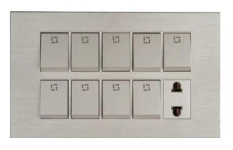 TJ JB Series 9 Switch + 1 Socket