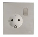 TJ JB Series 1 gang Euro Socket with Shutter