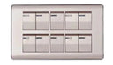 TJ Pro Series 1-10 Gang Light Flush Switch
