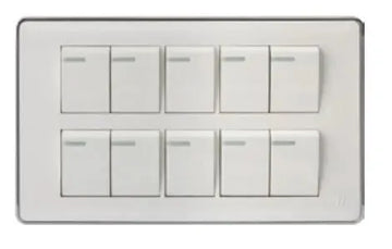 TJ Pro Series 10 Gang Flush Switch Price in Pakistan 