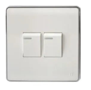 TJ Pro Series 2 Gang Flush Switch Price in Pakistan 