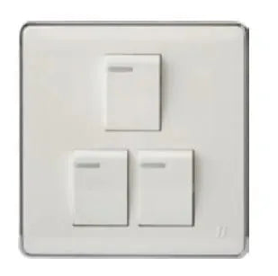 TJ Pro Series 3 Gang Flush Switch Price in Pakistan 