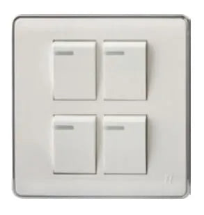 TJ Pro Series 4 Gang Flush Switch Price in Pakistan 