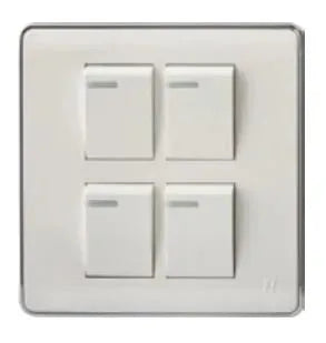 TJ Pro Series 4 Gang Flush Switch Price in Pakistan 