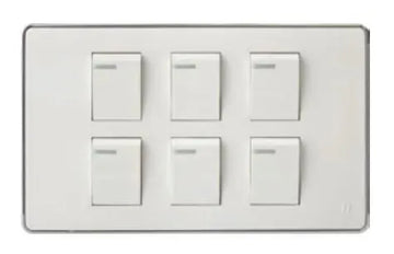 TJ Pro Series 6 Gang Flush Switch Price in Pakistan 