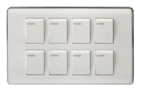 TJ Pro Series 8 Gang Flush Switch Price in Pakistan 