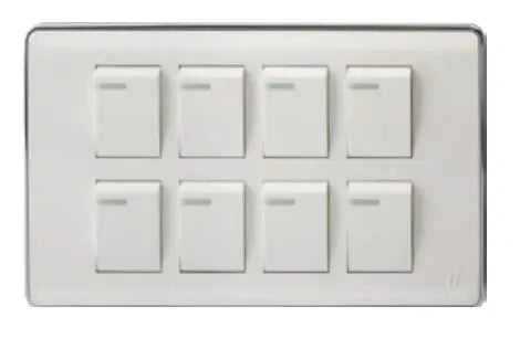 TJ Pro Series 8 Gang Flush Switch Price in Pakistan 