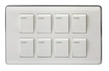 TJ Pro Series 8 Gang Flush Switch Price in Pakistan 