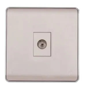 TJ Pro Series 1 Gang TV Co Axial Outlet Gold