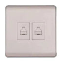 TJ Pro Series 1-2 Gang Telephone Outlet with Shutter