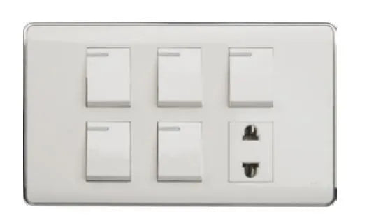 TJ Pro Series 5 Switch + 1 Socket