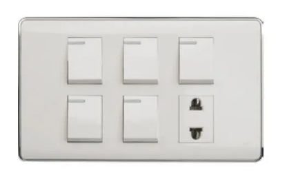 TJ Pro Series 5 Switch + 1 Socket
