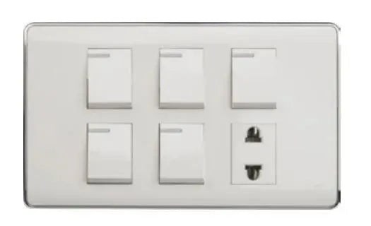 TJ Pro Series 5 Switch + 1 Socket