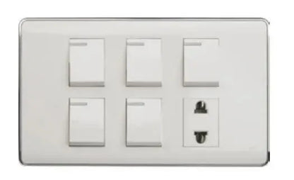 TJ Pro Series 5 Switch + 1 Socket