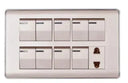 TJ Pro Series Switch + 1 Socket with Shutter