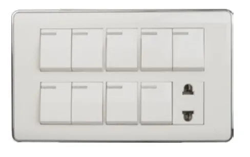 TJ Pro Series 9 Switch + 1 Socket