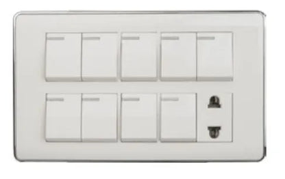 TJ Pro Series 9 Switch + 1 Socket