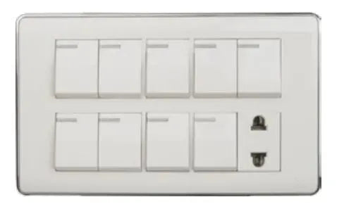 TJ Pro Series 9 Switch + 1 Socket