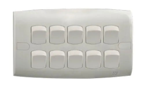 TJ ST Series 10 Gang Flush Switch Price in Pakistan 