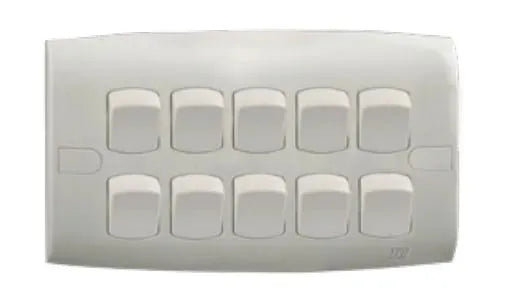 TJ ST Series 10 Gang Flush Switch Price in Pakistan 