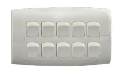 TJ ST Series 10 Gang Flush Switch Price in Pakistan 
