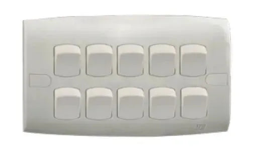 TJ ST Series 10 Gang Flush Switch Price in Pakistan  Main image