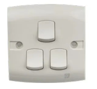TJ ST Series 3 Gang Flush Switch Price in Pakistan 