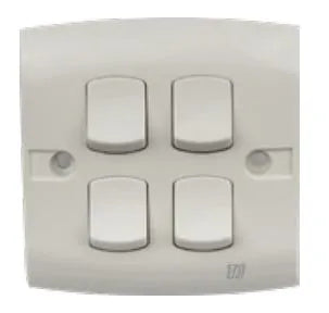 TJ ST Series 4 Gang Flush Switch Price in Pakistan 