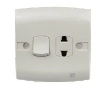 TJ ST Series 1 Switch + 1 Socket Price in Pakistan 