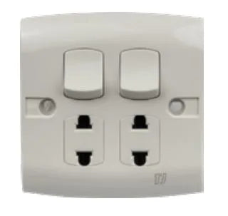 TJ ST Series 2 Switch + 2 Socket Price in Pakistan 