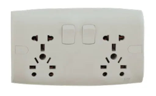 TJ ST Series Twin 5 Pin Multi Socket Price in Pakistan