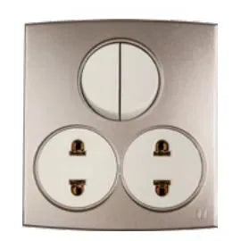 TJ Tux Series 2 Switch + 2 Socket Price in Pakistan