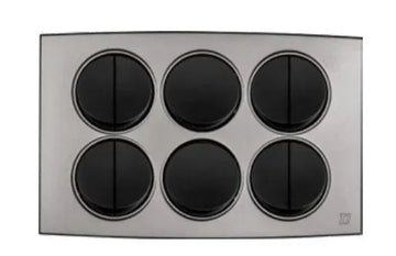 TJ Tux Series 10 Gang Flush Switch Grey Price in Pakistan 
