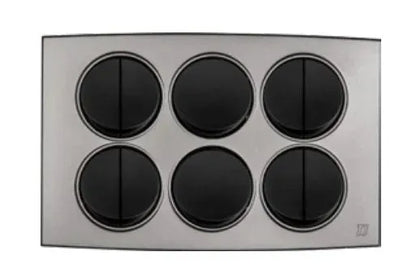 TJ Tux Series 10 Gang Flush Switch Grey Price in Pakistan 