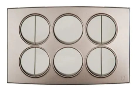 TJ Tux Series 10 Gang Flush Switch Price in Pakistan 