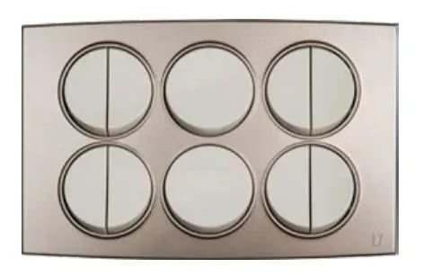 TJ Tux Series 10 Gang Flush Switch Price in Pakistan 