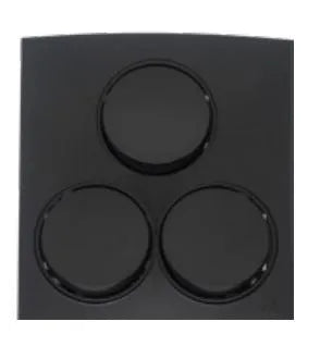 TJ Tux Series 3 Gang Flush Switch Black Price in Pakistan 