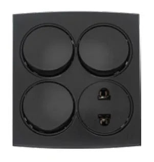 TJ Tux Series 3 Switch + 1 Socket Price in Pakistan 