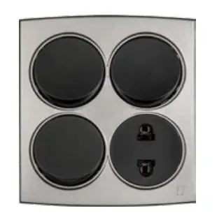 TJ Tux Series 3 Switch + 1 Socket Price in Pakistan 