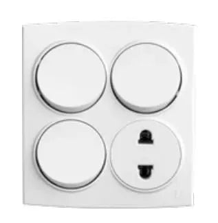 TJ Tux Series 3 Switch + 1 Socket Price in Pakistan 