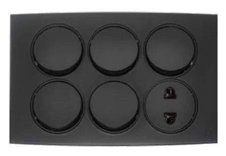 TJ Tux Series 5 Switch + 1 Socket Price in Pakistan 