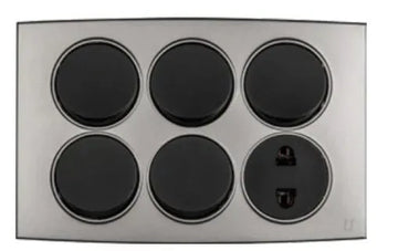 TJ Tux Series 5 Switch + 1 Socket Price in Pakistan 