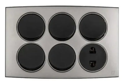 TJ Tux Series 5 Switch + 1 Socket Price in Pakistan 