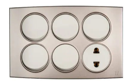 TJ Tux Series 5 Switch + 1 Socket Price in Pakistan 